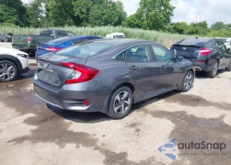 2020 Honda Civic Lx из США, поврежденный, VIN 2HGFC2F61LH596441